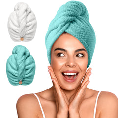 Toalla de microfibra YFONG con absorción alta para secado rápido del cabello