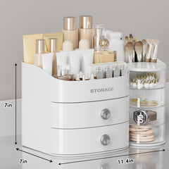 YGJT organiseur maquillage blanc base durable prête à un usage quotidien