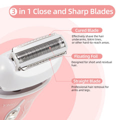 YHC maquinilla eléctrica para zona de bikini: cuidado delicado y cómodo.