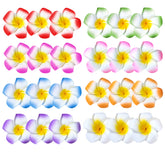 YHmall clip flor hawaiana de espuma, 2,5 pulgadas, colores brillantes para fiestas.