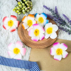 YHmall pinza pelo flor hawaiana colores brillantes para looks festivos.