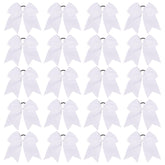 Lazo de cheer YHXX YLEN, blanco, 8 pulgadas para coletas seguras
