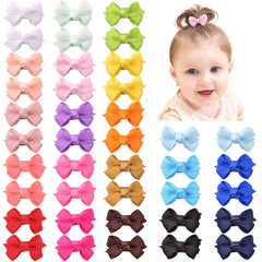 Lazo grosgrain mini de YHXX YLEN para bebés, ideal para peinar sin tirar del cabello.