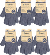 Guantes exfoliantes Yiclick de 12 piezas para exfoliar el cuerpo.