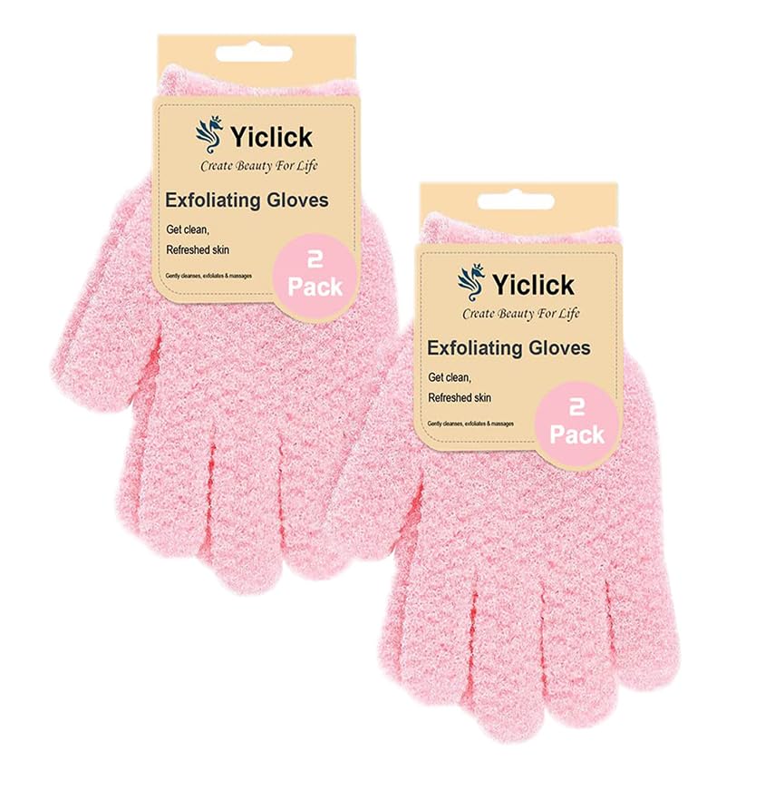 Guantes exfoliantes Yiclick para exfoliación profunda del cuerpo
