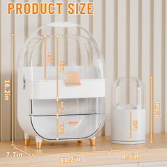 Yieach organizador cosméticos gran capacidad para almacenar cremas y labiales