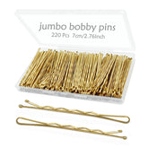 Pinzas YINGFENG, horquillas grandes doradas de 2,76 pulgadas para fijar peinados.