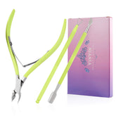 YINYIN cortacuticulas profesional empuja cuticula con precision para uñas limpias