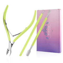 YINYIN cortacuticulas profesional empuja cuticula con precision para uñas limpias