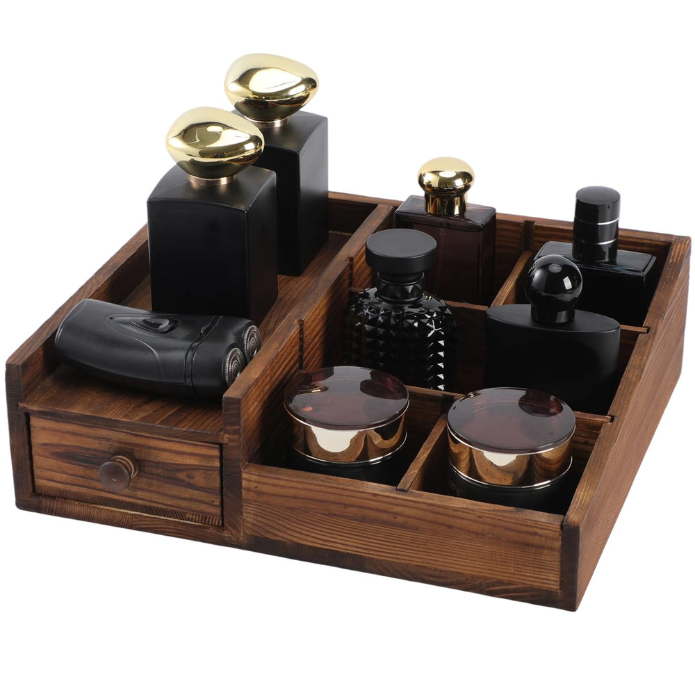 YIOJOYD organisateur Cologne à 6 compartiments pour un rangement pratique.