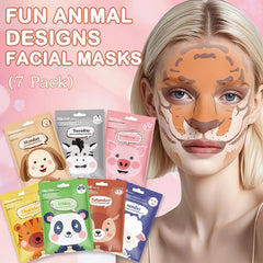Yishifa mascarilla facial animal cebra, textura suave y efecto calmante