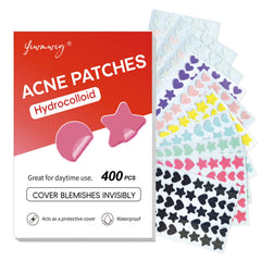 Parches YIWMWIY brillantes de 10 mm, absorben grasa y cubren imperfecciones para uso nocturno
