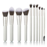 Set de brochas YJ-Anyue de 10 piezas para rostro y ojos