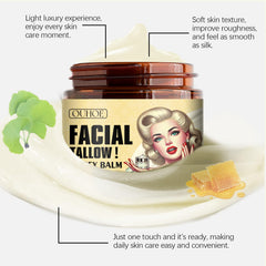 YJLYQF balsamo sebo miel-aplicacion-rostro: deja la piel cómoda y nutrida