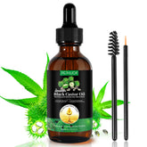 YLXYZUAD Aceite de castor negro jamaicano: botella para verter suavemente y cuidado de la piel.