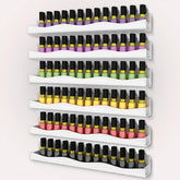 YMVV estante para esmaltes 15p; frente claro para elegir color fácilmente.