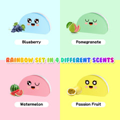 YOJFOJV patrones de frutas dibujados en las bolas para estimular la imaginacion.