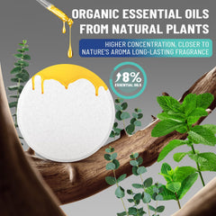 YOJFOJV bombas-ducha detalle-aroma: mentol y eucalipto para ambiente relajante