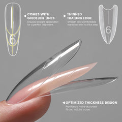 YOKEFELLOW: acabado cristalino para gel de construcción en uñas