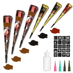 Conos de tinta de Yomagine para tatuajes temporales con ideas de diseño fáciles