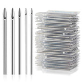 Agujas YONGDA con punta afilada, envase individual para higiene en piercing