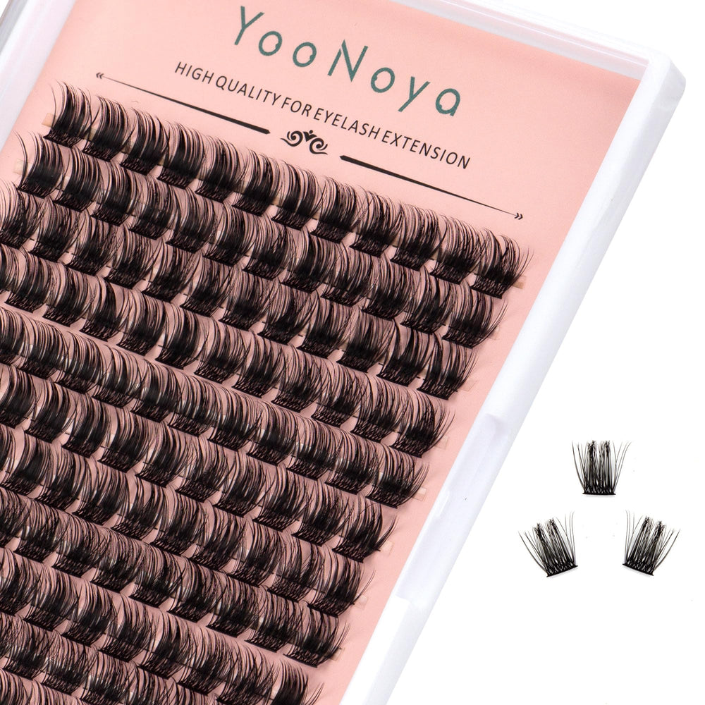 Pestañas YooNoya en racimos de 144 piezas 12 mm para un look natural