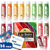 Bálsamo labial Yopela 14 sabores para uso diario, experiencia aromática