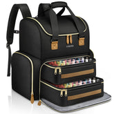 YOREPEK organiza esmaltes en mochila con capacidad para 96–100 frascos de 15 ml.