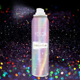 Yosca Brillo Cuerpo, purpurina pulverizable para piel con brillo intenso.
