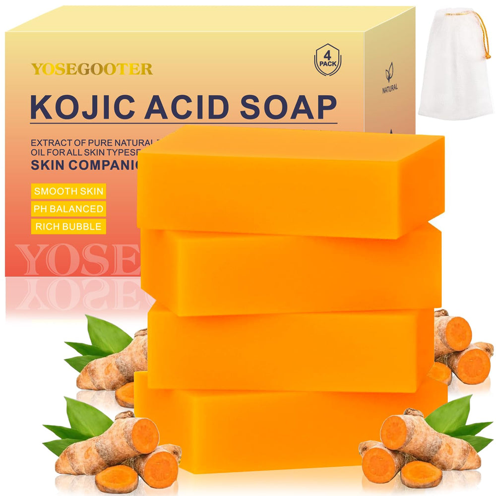 YOSEGOOTER: barra de acido kojico para tono mas uniforme y piel suave.