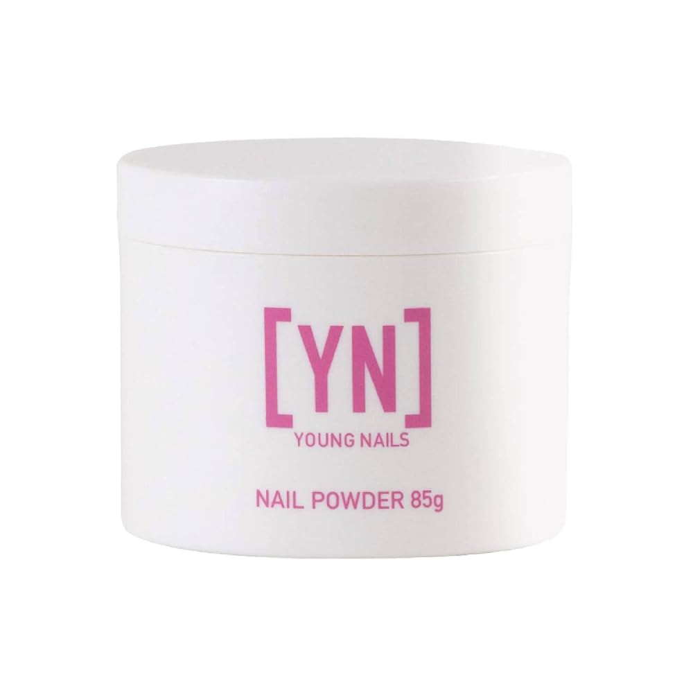 Polvo acrílico de cobertura Rosebud de Young Nails en envase de 85 g para uñas