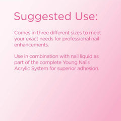 Young Nails Core blanco, tono claro para uñas neutras y elegantes.