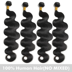 Youngirl cabello humano, onda corporal 18 pulgadas, movimiento fluido para estilos largos