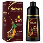 YOURTONE Champú color para cabello gris en botella, ofrece cobertura uniforme de canas.