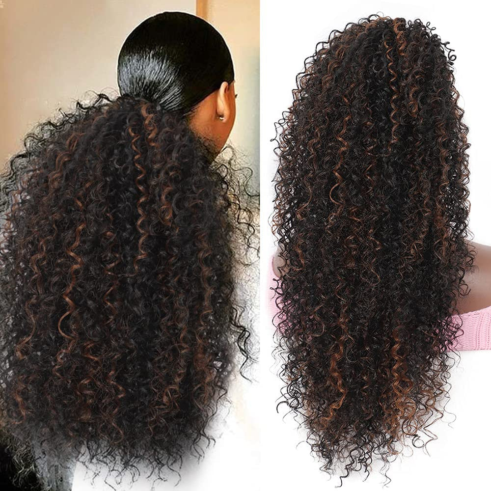 Cola de pelo con cordón de Youthfee, detalle y brillo natural para estilo sin esfuerzo.