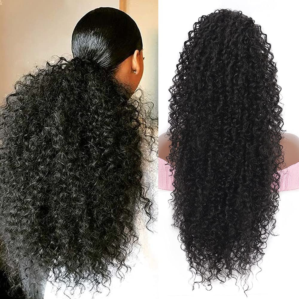 Youthfee drawstring ponytail application for quick styling