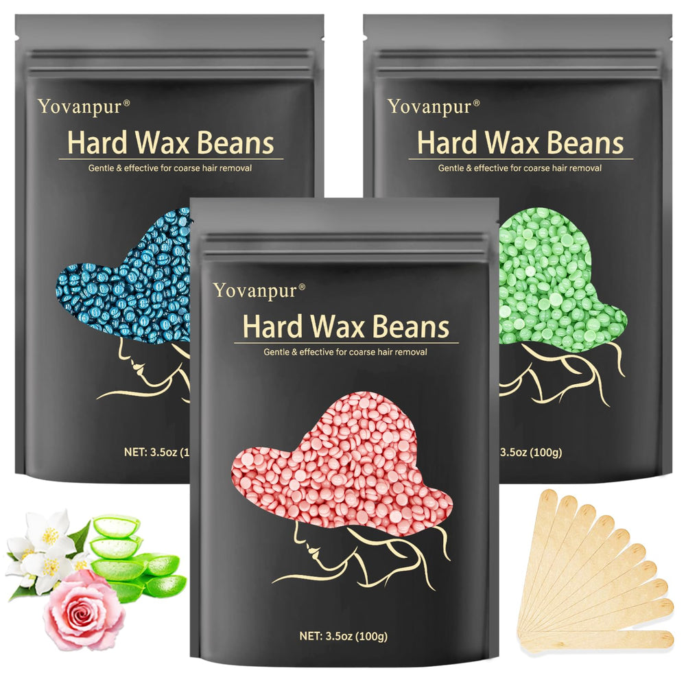 Yovanpur hard wax beads melt quickly for fast waxing sessions.