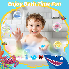 YoYokay bombas de baño para niños con juguetes del cielo, aventura en casa.