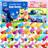 YoYokay bombas de baño para niños con juguetes marinos, ideal para la hora del baño.