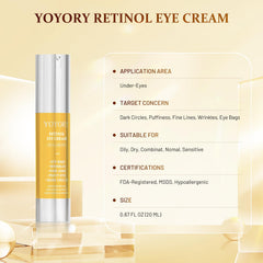 YOYORY Crema de Ojos con Textura Hidratante para mayor comodidad diaria