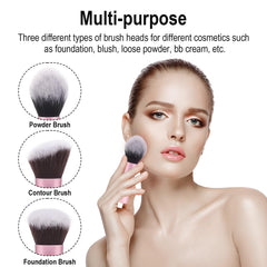Kit pinceles viaje Yrarbil para maquillaje completo en ruta.