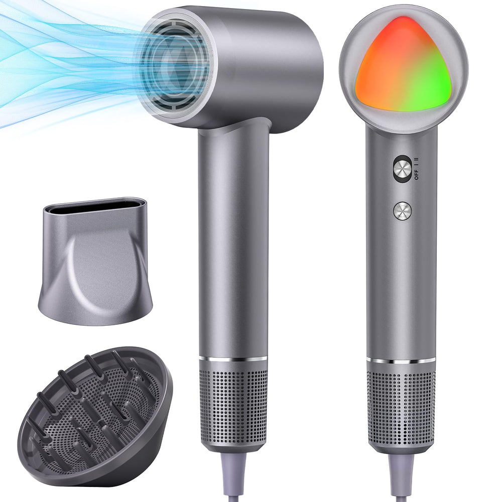 YSATERY secador de pelo rápido con 160000 rpm para secado eficiente.
