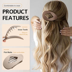 Pinza duckbill Francesa Yswulj ofrece sujeccion fiable para todo tipo de cabello