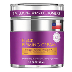 YTDB crema cuello textura ligera en envase, absorción rápida.