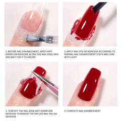 YTRUNS TWOING latex: secado rápido para barrera de uñas sin manchas
