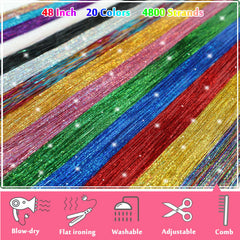 YUBTY gancho crochet facilita la aplicación de los brillos.