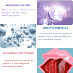 Yuehao aporta nutrición de colágeno para cuidar los labios.