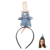 Diadema rata chef de YUESE para navidad, ideal para fiestas y fotos divertidas.