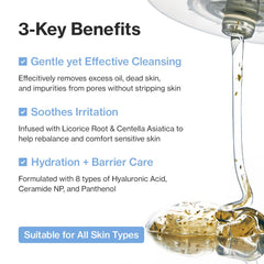 Centella asiática en YUMU Licorice calma irritaciones y promueve tono parejo.