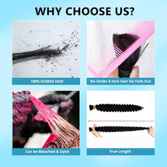 Colores disponibles de YUTU para trenzas boho y combinación con tono natural.